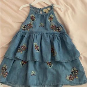 Spring denim dress